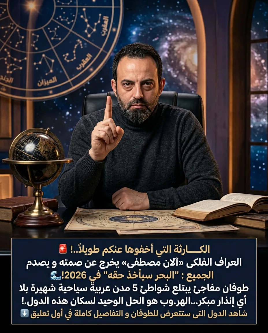 لكـ ـارثة التي أخفوها عنكم طويلاً..! 🚨 العراف الفلكي «آلان مصطفى» يخر
